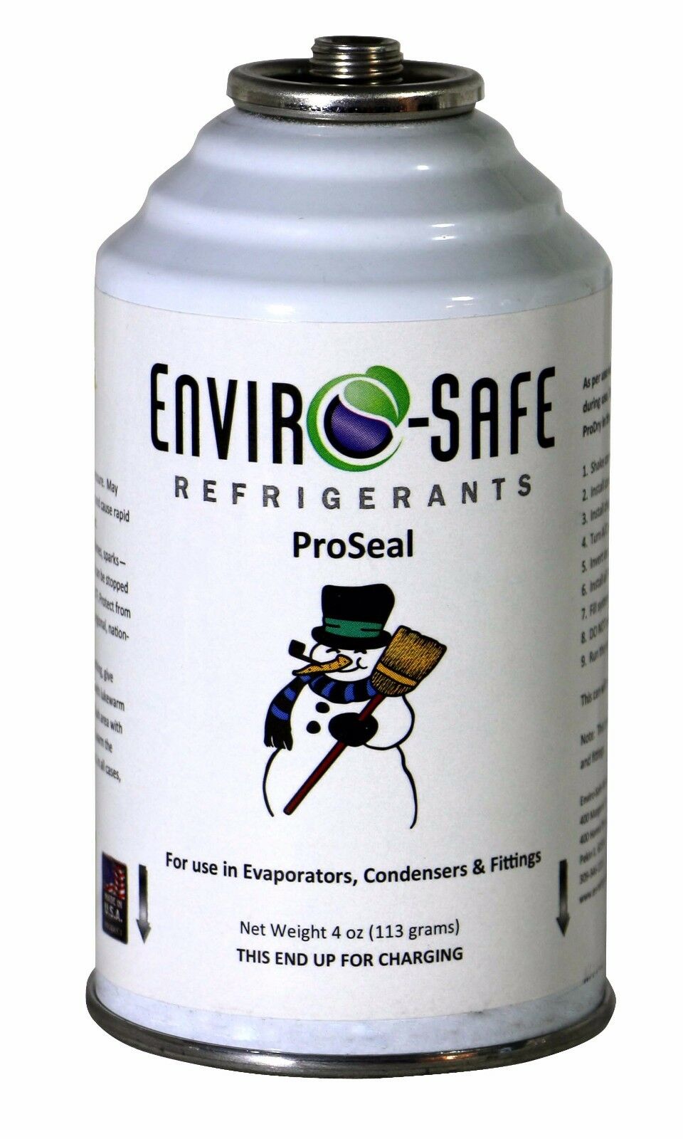 Enviro-safe Proseal 4 Oz Can Works In R134 R12 Stop Leak #2060a